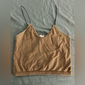 Camel Crop top